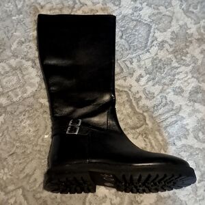 Knee high leather boots